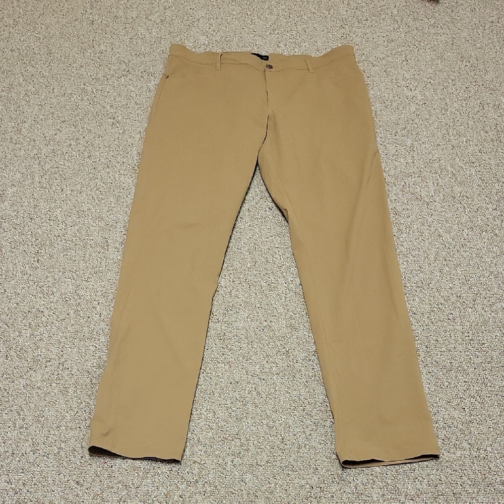 American Tall Men's 5 Pocket Tan Traveler Pants, Sz 40 X 36. vacation business - Picture 1 of 7